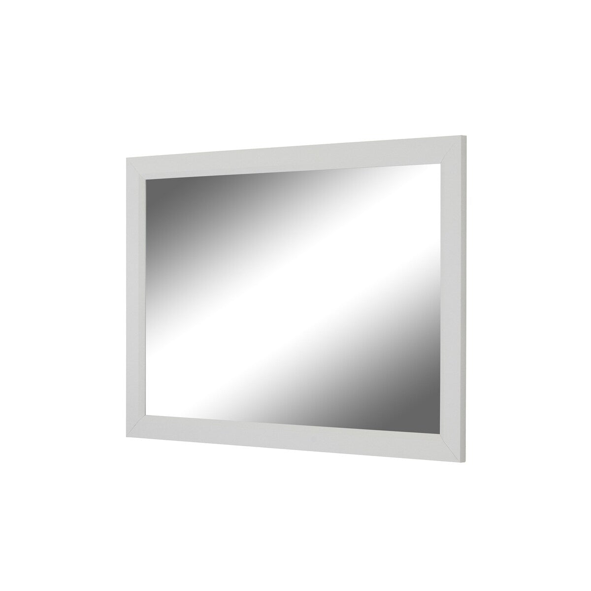 Hitchcock Butterfield Blanca Large White Modern Mirror