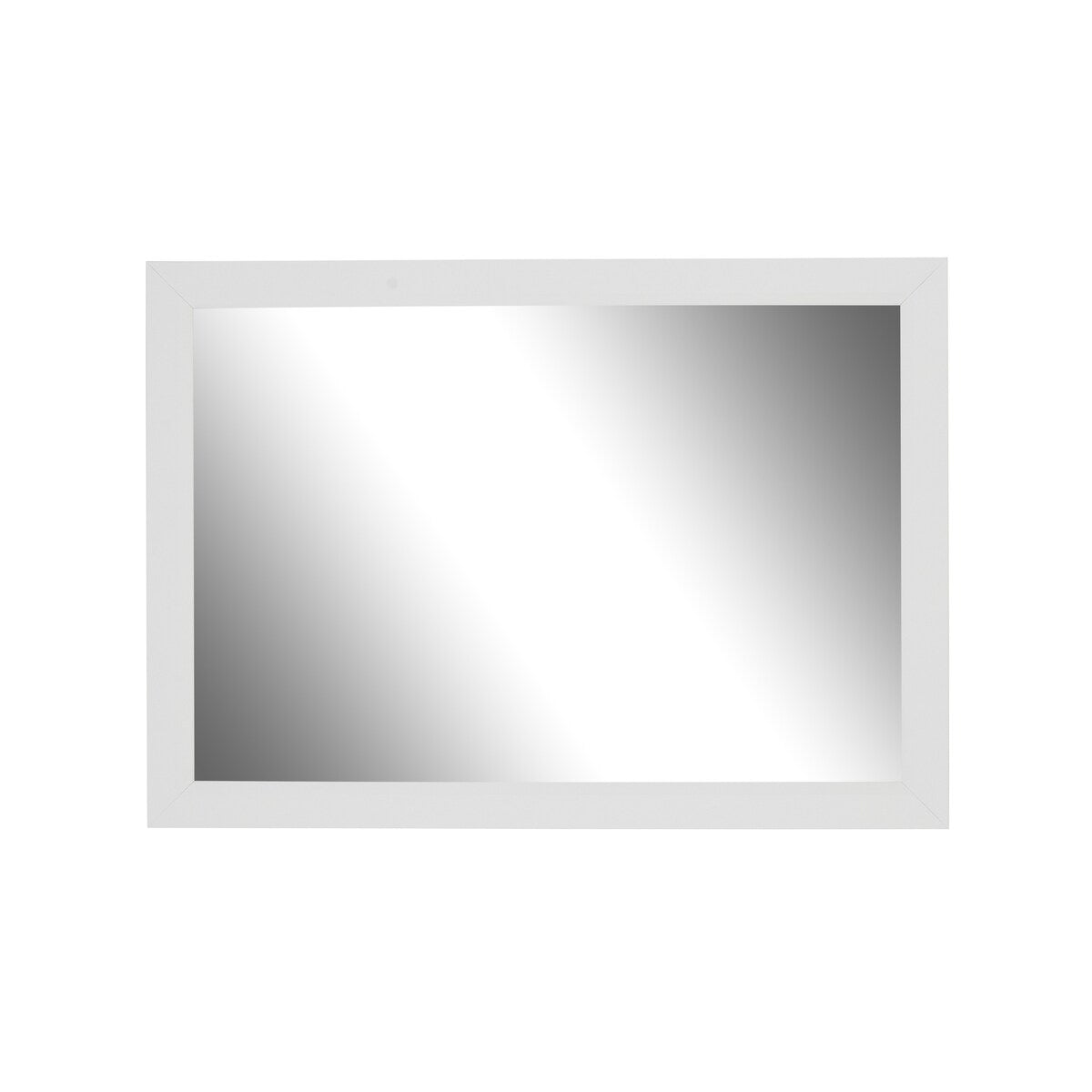 Hitchcock Butterfield Blanca Large White Modern Mirror
