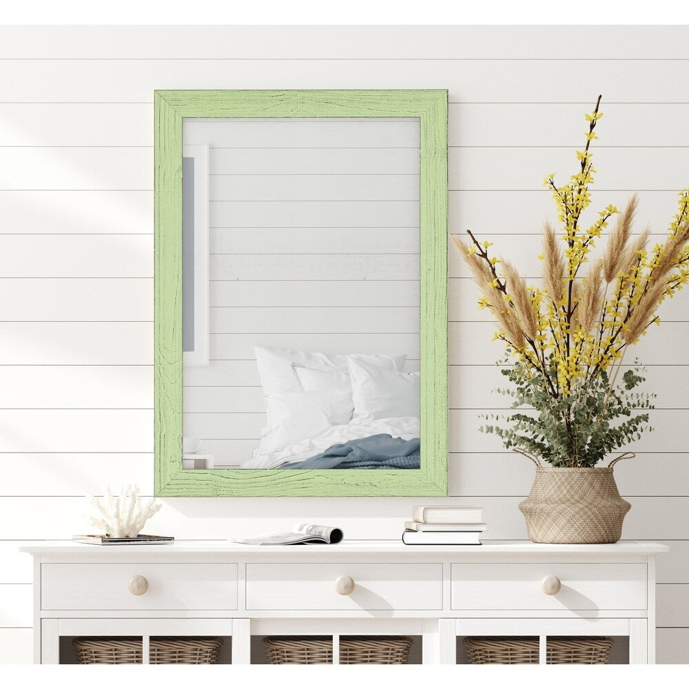 Hitchcock Butterfield Schooner Mint Green Mirror