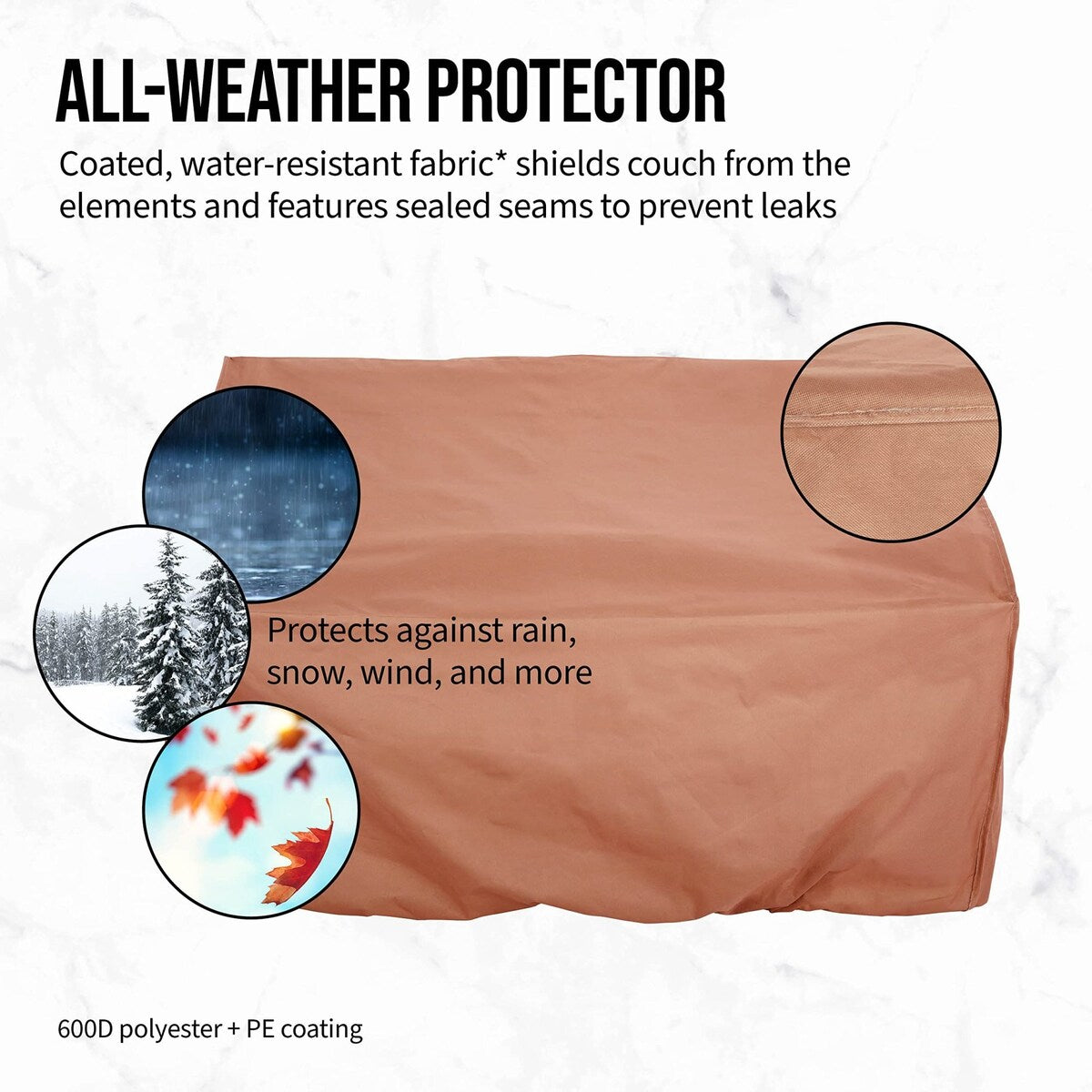 Hoan BBQ Loveseat Cover - 30"D x 52"W x 34"H