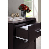 Hodedah 4-Drawer Chest in Beech