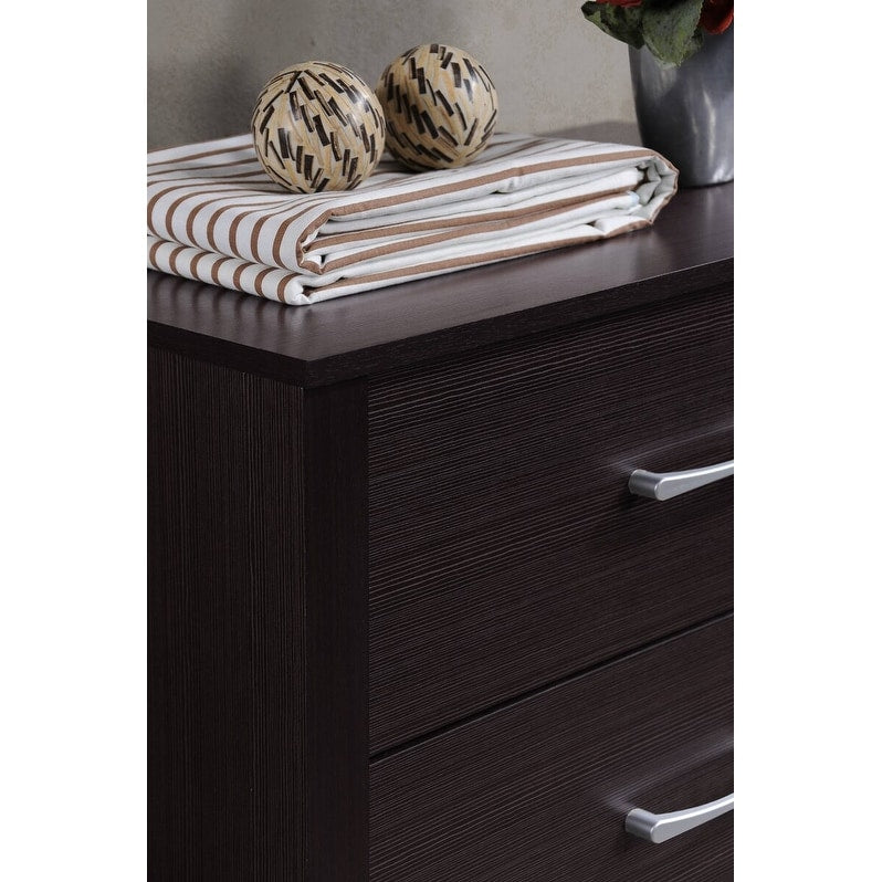 Hodedah 4-Drawer Chest in Beech