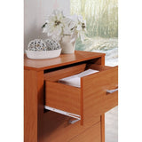 Hodedah 4-Drawer Chest in Beech