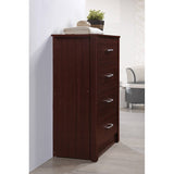 Hodedah 4-Drawer Chest in Beech