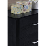 Hodedah 4-Drawer Chest in Beech