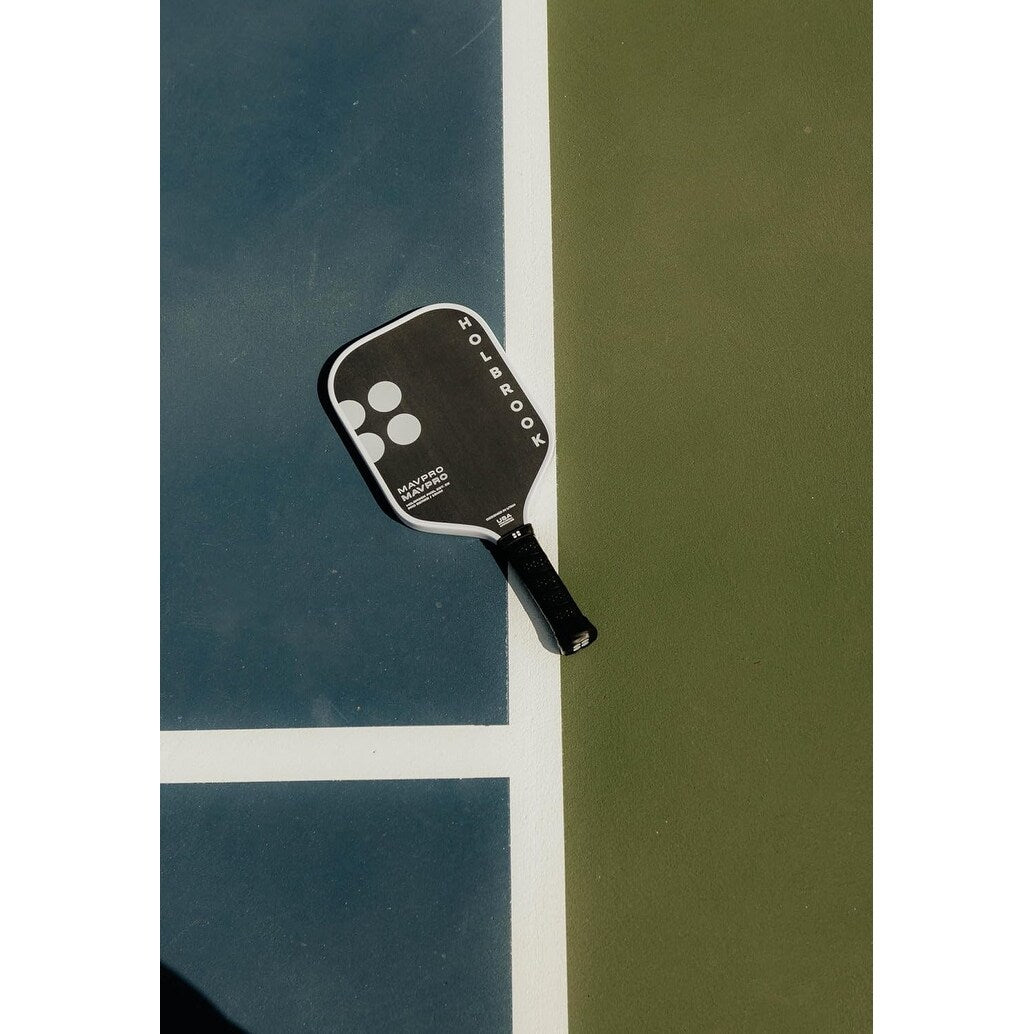 Holbrook Mav Pro 2.0, T700 3K Carbon Fiber Pickleball Paddle, Black