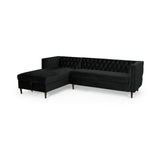 Holcomb Velvet Storage Sectional Sofa by Christopher Knight Home