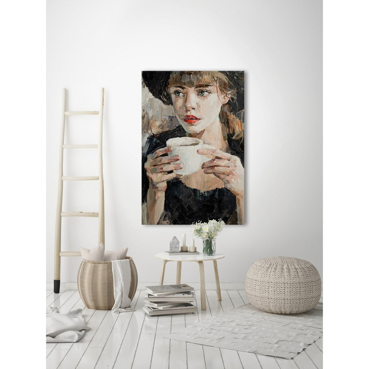 Hold On Print on Wrapped Canvas