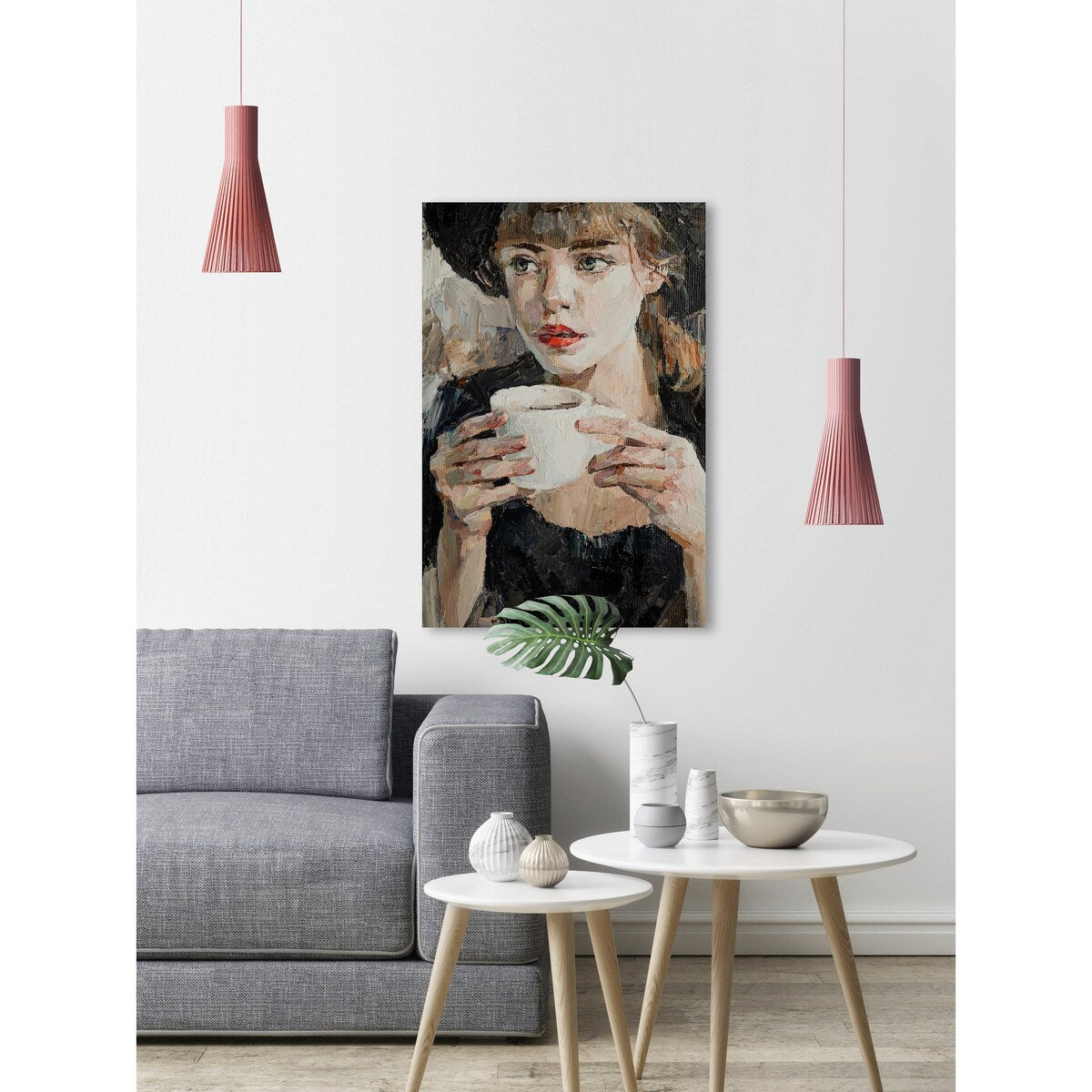 Hold On Print on Wrapped Canvas