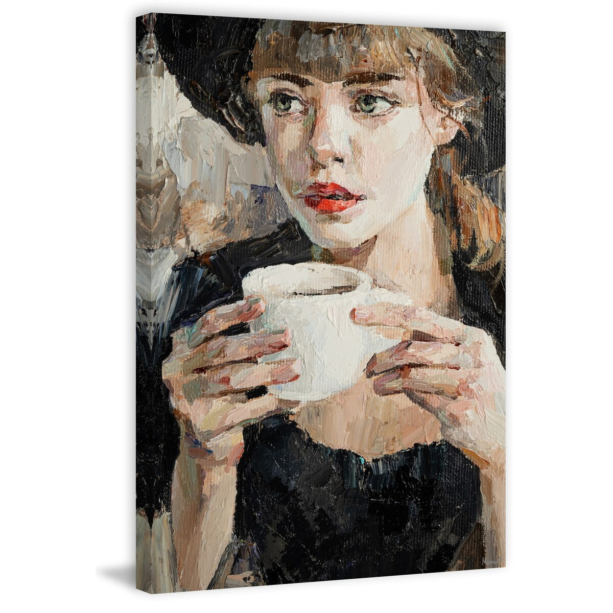 Hold On Print on Wrapped Canvas