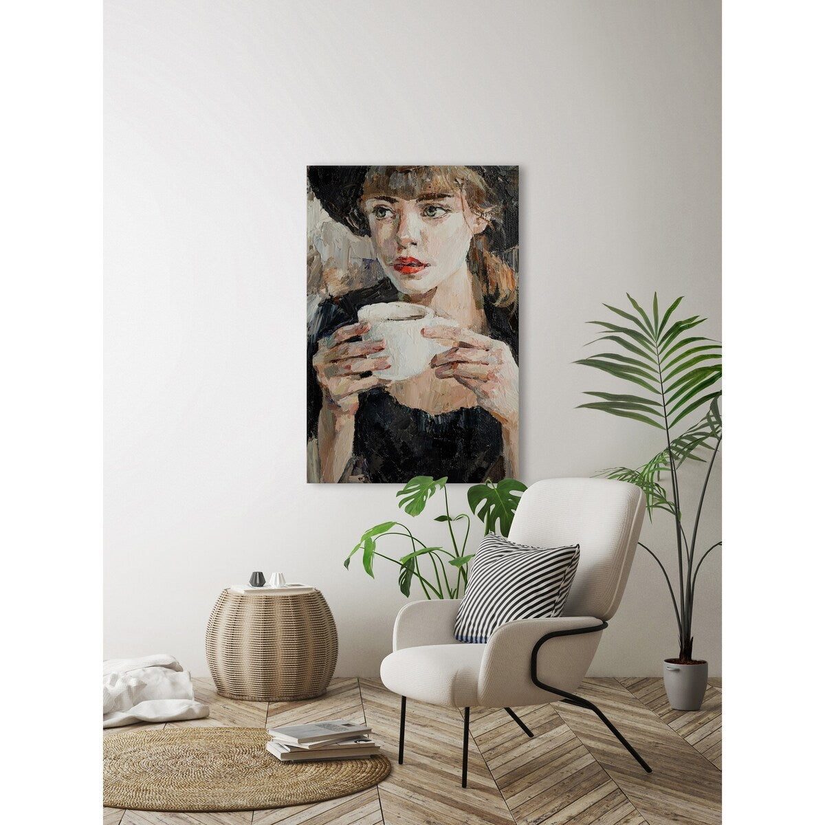 Hold On Print on Wrapped Canvas