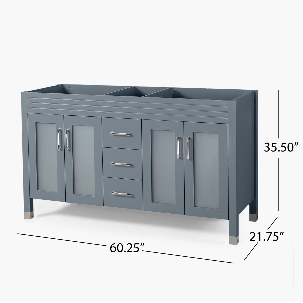 Holdame 60" Wood Bathroom Vanity (Counter Top Not Included) by Christopher Knight Home