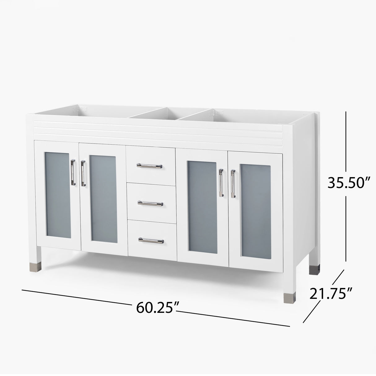 Holdame 60" Wood Bathroom Vanity (Counter Top Not Included) by Christopher Knight Home