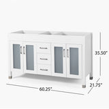 Holdame 60" Wood Bathroom Vanity (Counter Top Not Included) by Christopher Knight Home