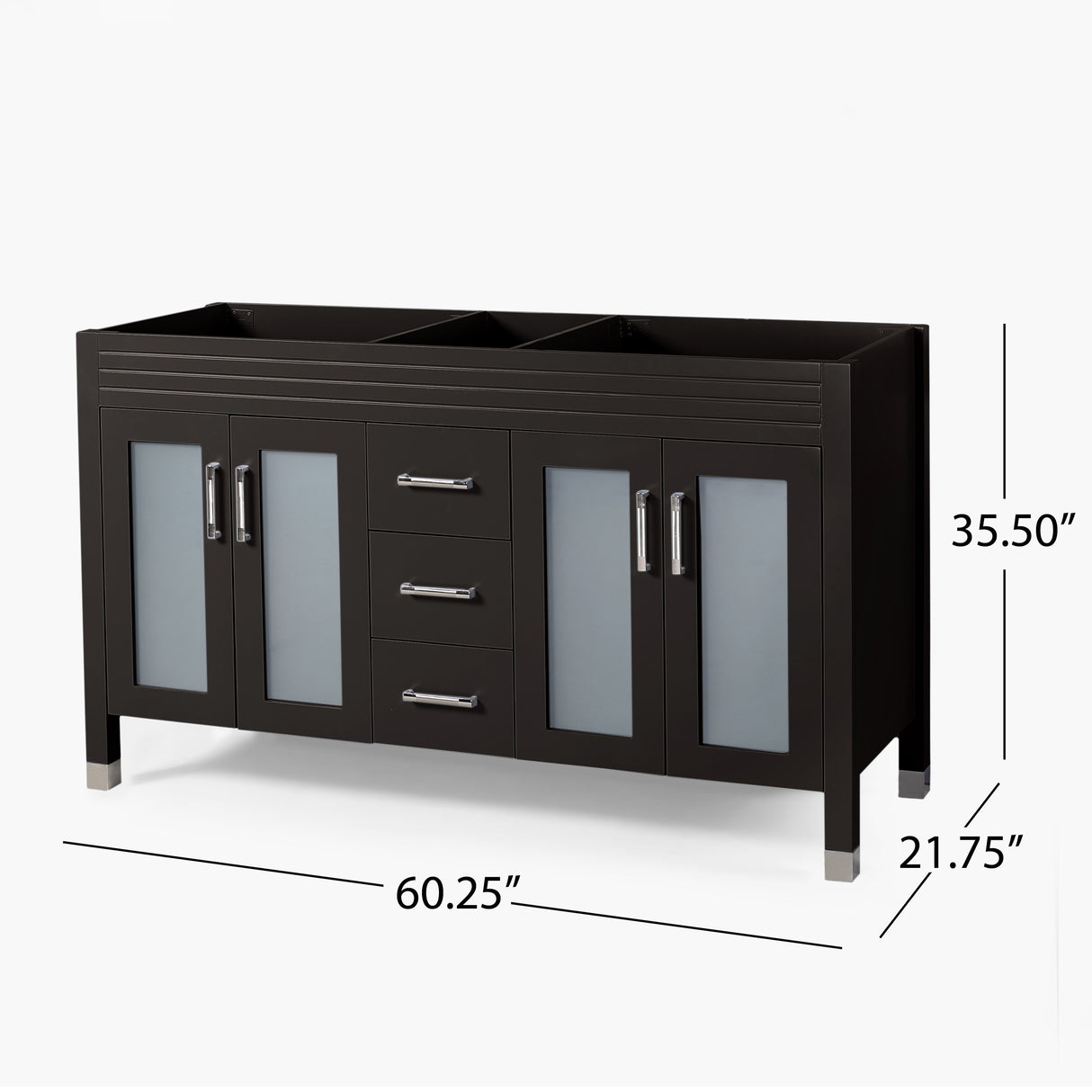 Holdame 60" Wood Bathroom Vanity (Counter Top Not Included) by Christopher Knight Home