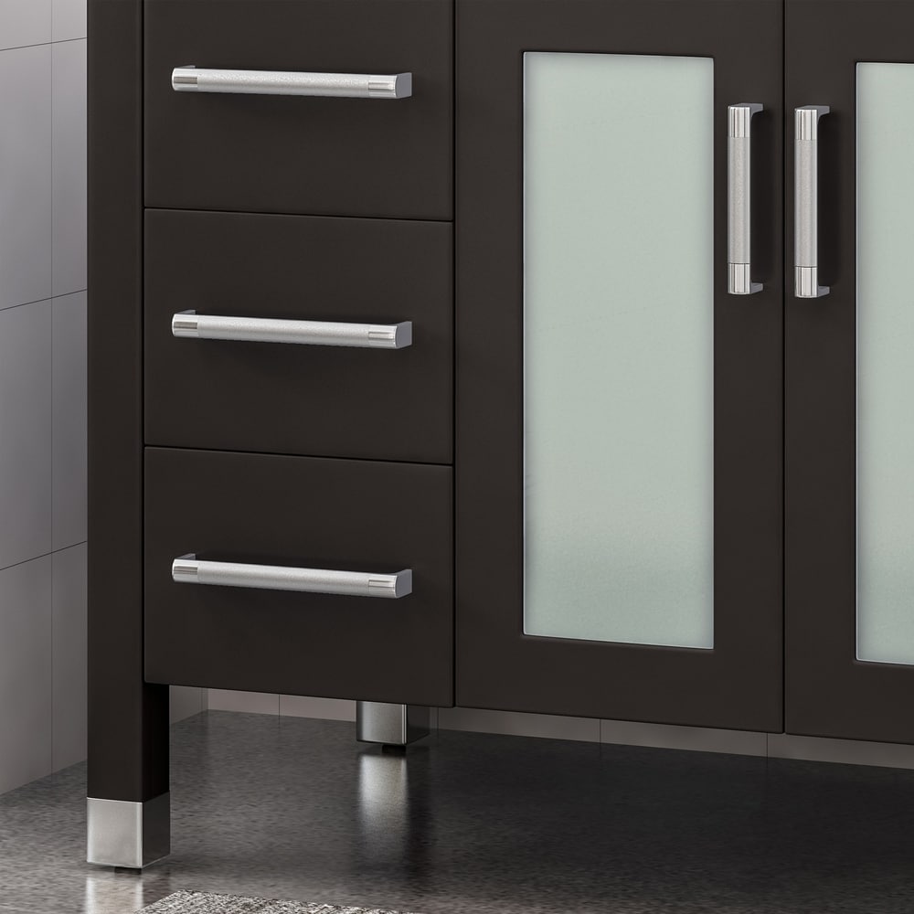 Holdame Contemporary 48" Wood Single Sink Bathroom Vanity with Carrera Marble Top by Christopher Knight Home