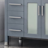 Holdame Contemporary 48" Wood Single Sink Bathroom Vanity with Carrera Marble Top by Christopher Knight Home