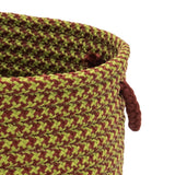 Christmas Holiday-Vibes Jumbo Houndstooth Basket - 20"x20"x15"