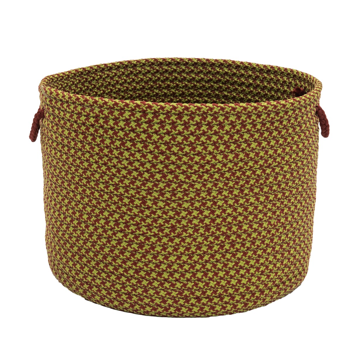 Christmas Holiday-Vibes Jumbo Houndstooth Basket - 20"x20"x15"