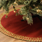 Holiday-Vibes Under Tree Reversible Round Rug