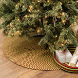 Holiday-Vibes Under Tree Reversible Round Rug
