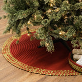 Holiday-Vibes Under Tree Reversible Round Rug