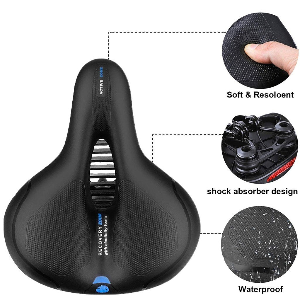 Hollow Ergonomic Bicycle Seat Breathable Memory Sponge Bike Saddle