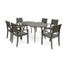 Holloway Outdoor 6-Seater Oval Acacia Wood Dining Set by Christopher Knight Home