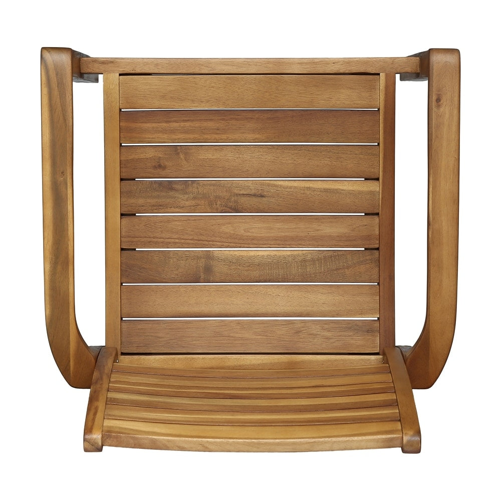 Holloway Outdoor 6-Seater Oval Acacia Wood Dining Set by Christopher Knight Home