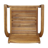 Holloway Outdoor 6-Seater Oval Acacia Wood Dining Set by Christopher Knight Home