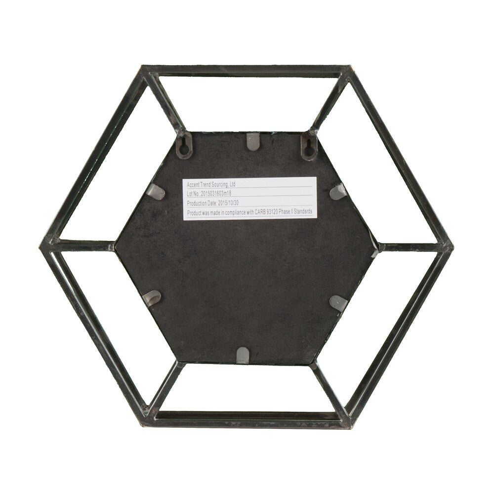 SEI Furniture Wyson Mirrors - 3pc Set - Black/Gold