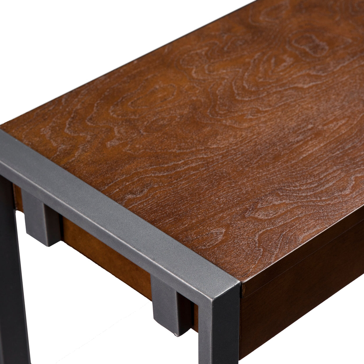 SEI Furniture Macen Modern Narrow Industrial Console Table