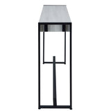 SEI Furniture Macen Modern Narrow Industrial Console Table