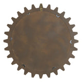 Holmes Industrial Gear Wall Mirror - White