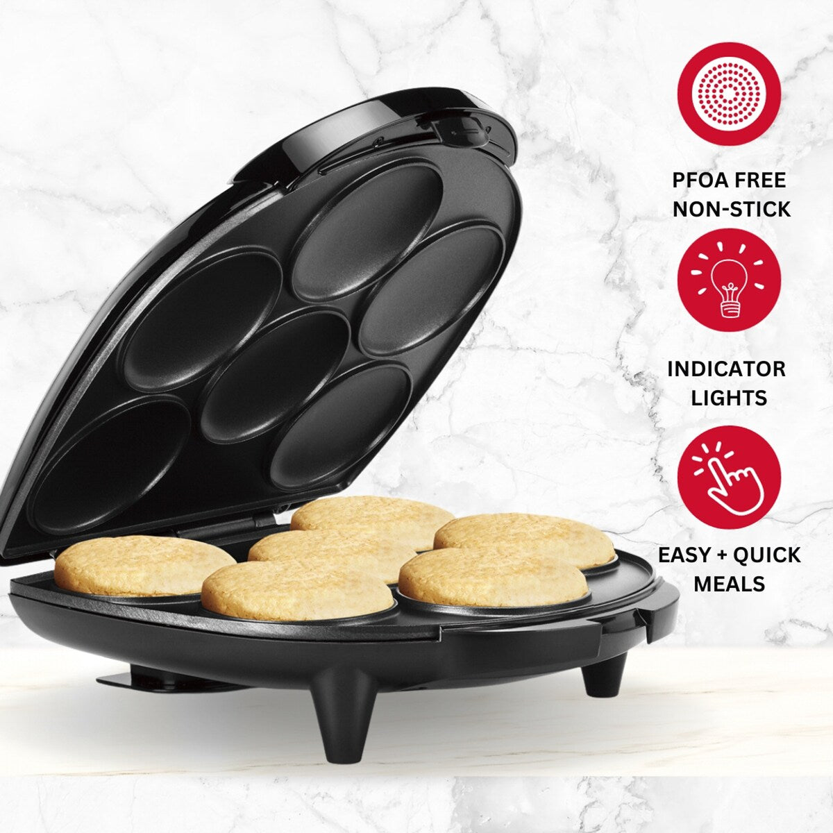 Holstein Housewares 6 Section Arepa Maker