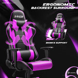 Homall Ergonomic Faux Leather Adjustable Swivel Office Gaming Chair