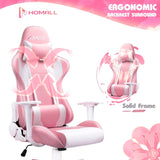 Homall Ergonomic Faux Leather Adjustable Swivel Office Gaming Chair