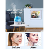 Homasy 2.2L Humidifiers with Blue Night Light, 28dB Quiet Humidifiers with 30 Working Hours, Waterless Auto-Off