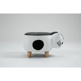 Cat Condo Pet House Storage Ottoman