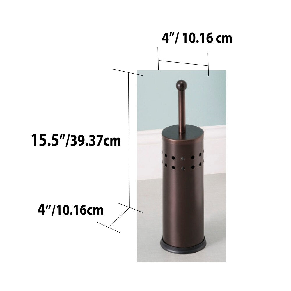 Home Basics Bronze Toilet Brush and Holder