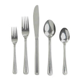 Home Basics Silver 20-piece Stainless Steel Flatware Set