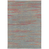 Home Bazaar Country & Floral Stripe Red Area Rug - 7' 10" x 10' 6"