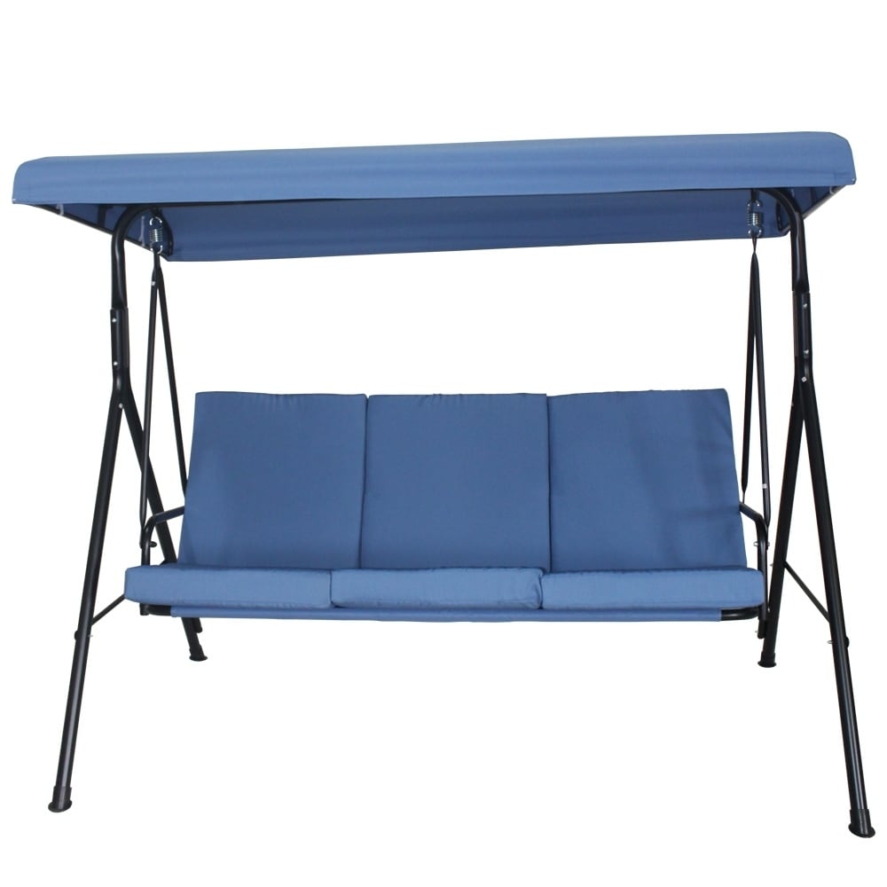 Rankin 3-seater Swing with Sunshade Hammock Cover and Stand by Havensi