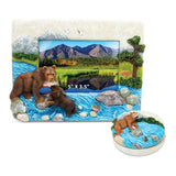 Home Decor Value Pack Grizzly Bear Resin Stone collection - Set of 2