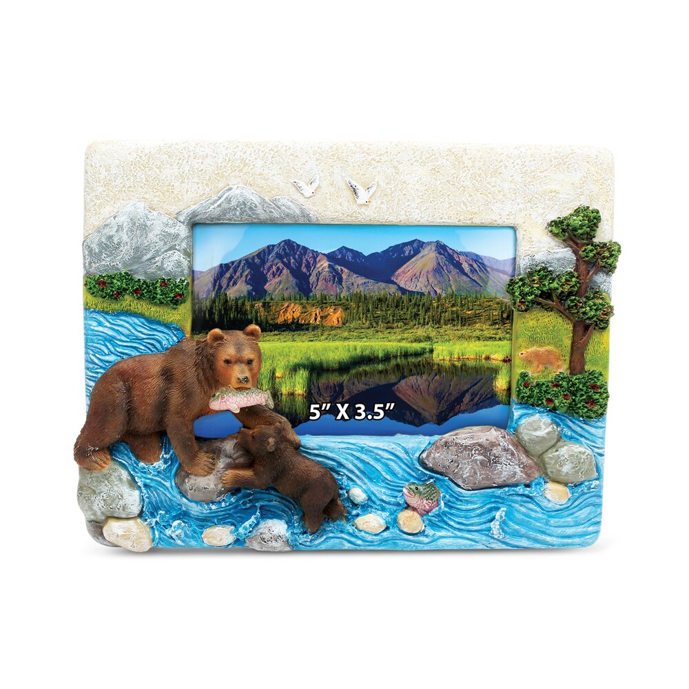 Home Decor Value Pack Grizzly Bear Resin Stone collection - Set of 2