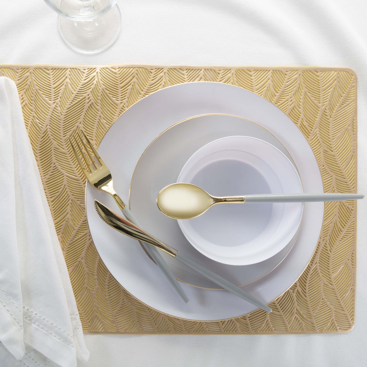 Home Details 4 Pack Vine Laser Cut Placemat