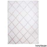 SoHome Carmela Tali Geometric Diamond Shag Area Rug