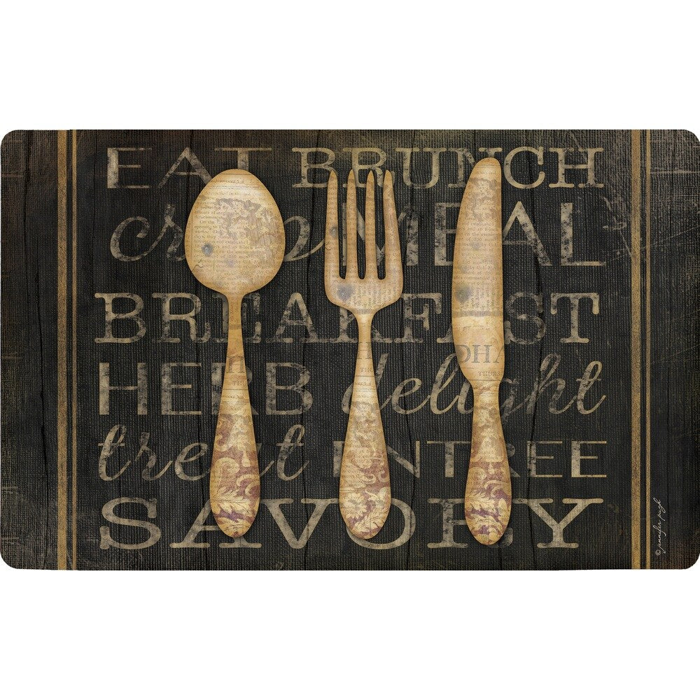Home Dynamix Cushy Comfort Collection PVC Anti-Fatigue Kitchen Mat (18 x 30) - 1'6 X 2'6
