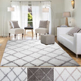 Home Dynamix - Glimmer Collection Contemporary Microfiber Shag Rug (5'3 x 7'2)