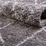 Home Dynamix - Glimmer Collection Contemporary Microfiber Shag Rug (5'3 x 7'2)